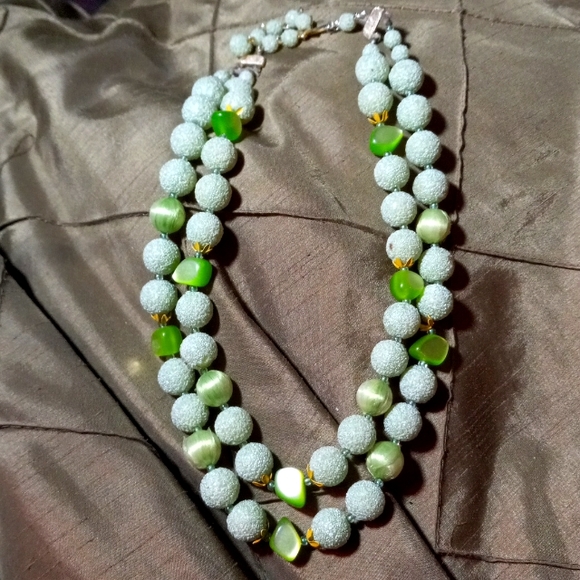 L-9 lot double strand necklace - Picture 1 of 4